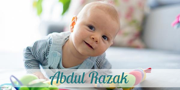 Namensbild von Abdul Razak auf vorname.com