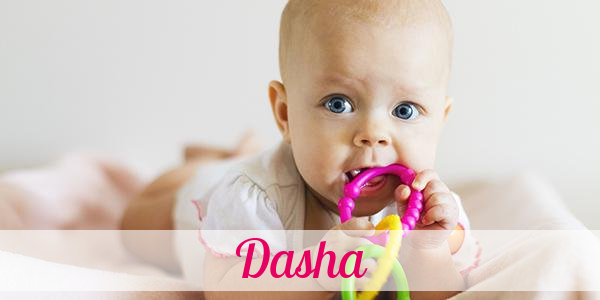 Namensbild von Dasha auf vorname.com