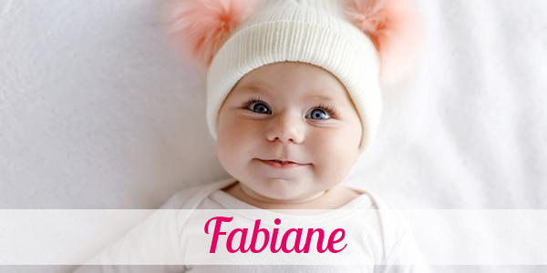Namensbild von Fabiane auf vorname.com