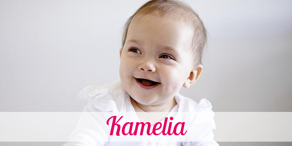 Namensbild von Kamelia auf vorname.com