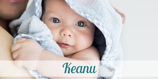 Namensbild von Keanu auf vorname.com