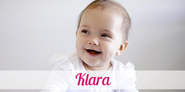 Namensbild von Klara auf vorname.com