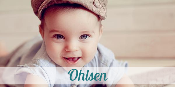Namensbild von Ohlsen auf vorname.com