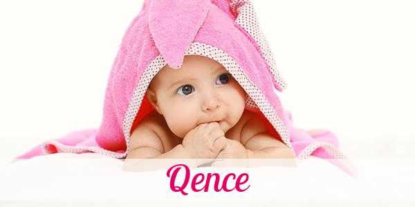 Namensbild von Qence auf vorname.com
