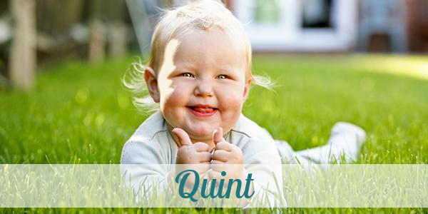 Namensbild von Quint auf vorname.com
