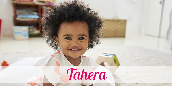 Namensbild von Tahera auf vorname.com