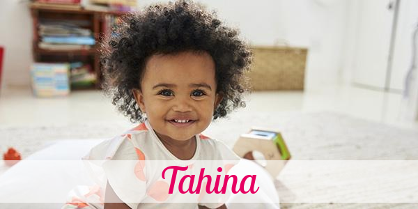 Namensbild von Tahina auf vorname.com