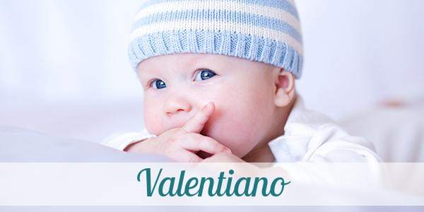 Namensbild von Valentiano auf vorname.com