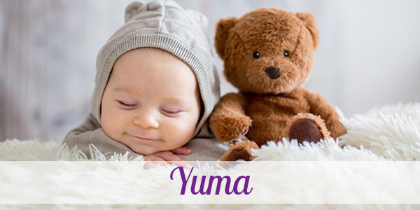 Namensbild von Yuma auf vorname.com
