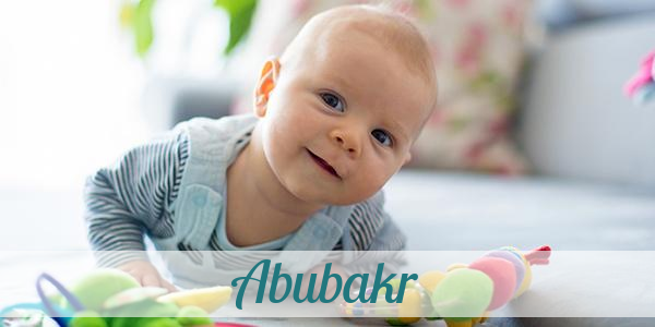 Namensbild von Abubakr auf vorname.com