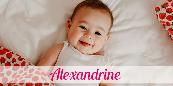 Namensbild von Alexandrine auf vorname.com
