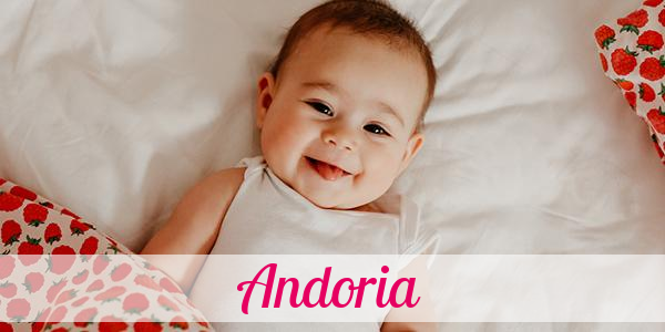 Namensbild von Andoria auf vorname.com