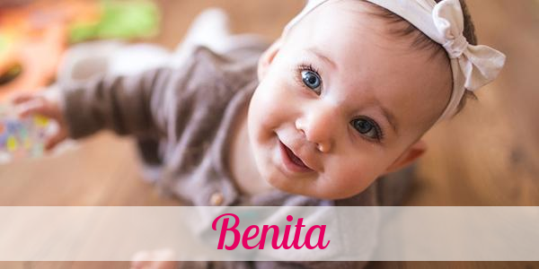 Namensbild von Benita auf vorname.com