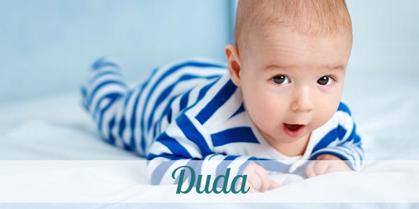 Namensbild von Duda auf vorname.com