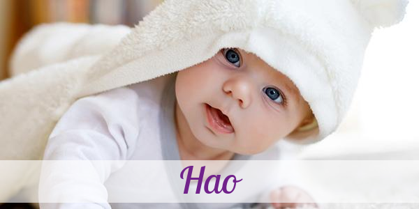 Namensbild von Hao auf vorname.com