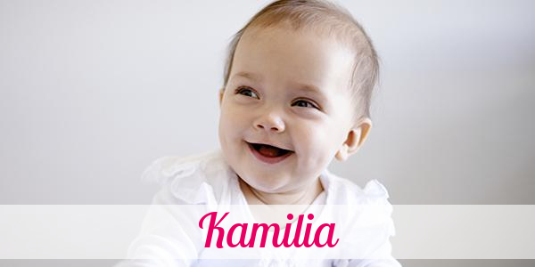 Namensbild von Kamilia auf vorname.com