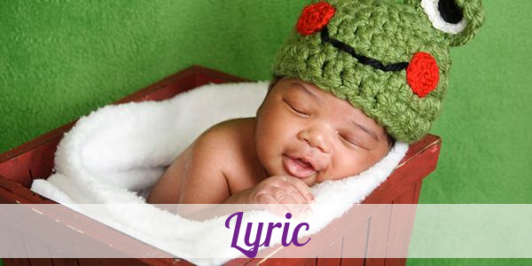 Namensbild von Lyric auf vorname.com