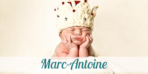 Namensbild von Marc-Antoine auf vorname.com