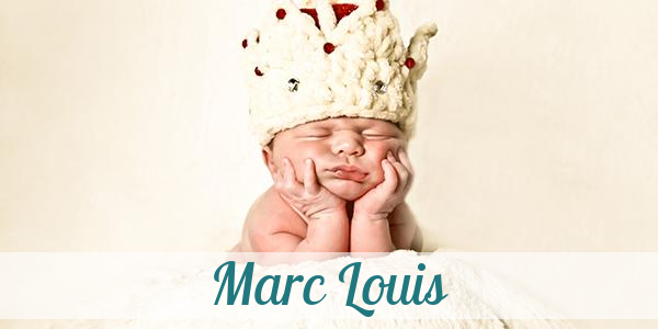 Namensbild von Marc Louis auf vorname.com
