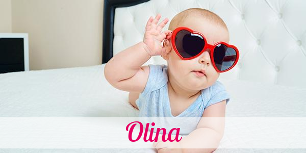 Namensbild von Olina auf vorname.com