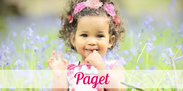 Namensbild von Paget auf vorname.com