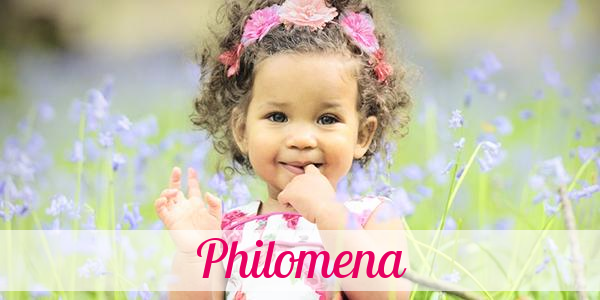 Namensbild von Philomena auf vorname.com