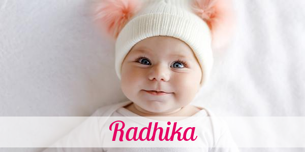 Namensbild von Radhika auf vorname.com