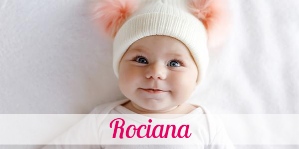 Namensbild von Rociana auf vorname.com