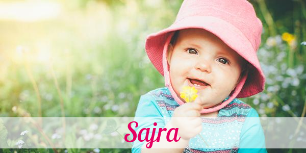 Namensbild von Sajra auf vorname.com