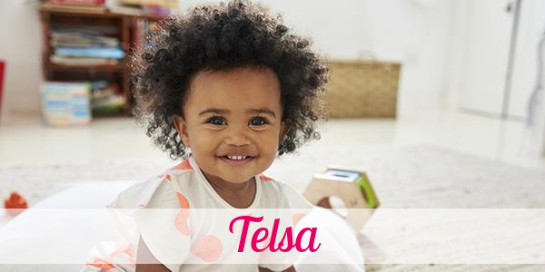 Namensbild von Telsa auf vorname.com