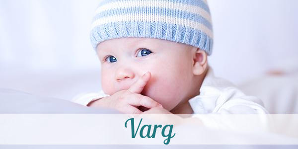 Namensbild von Varg auf vorname.com