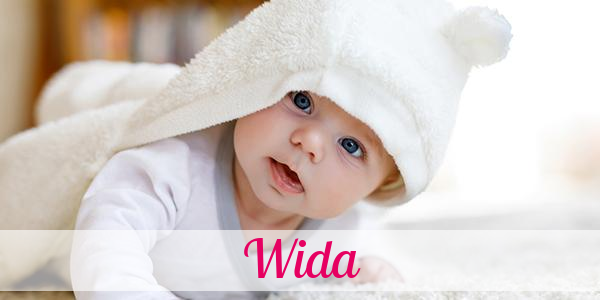 Namensbild von Wida auf vorname.com